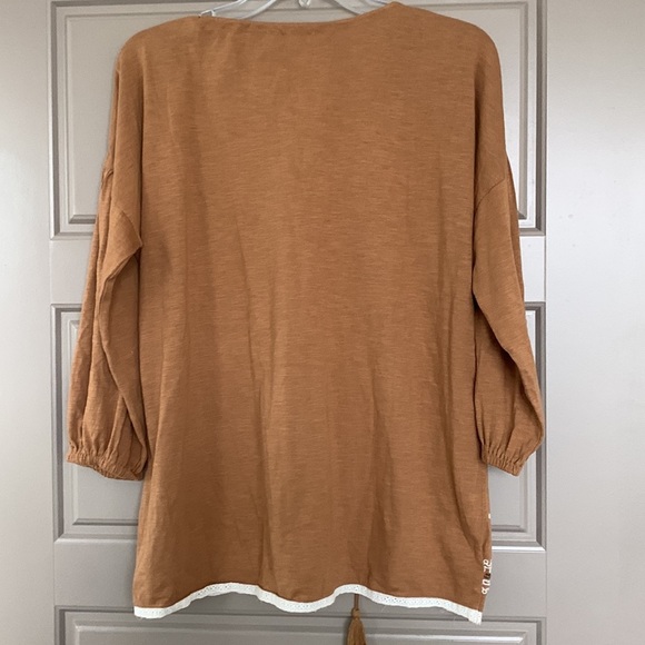 SUNDANCE ARTIE EMBROIDERED TASSEL TOP MEDIUM - Picture 6 of 6